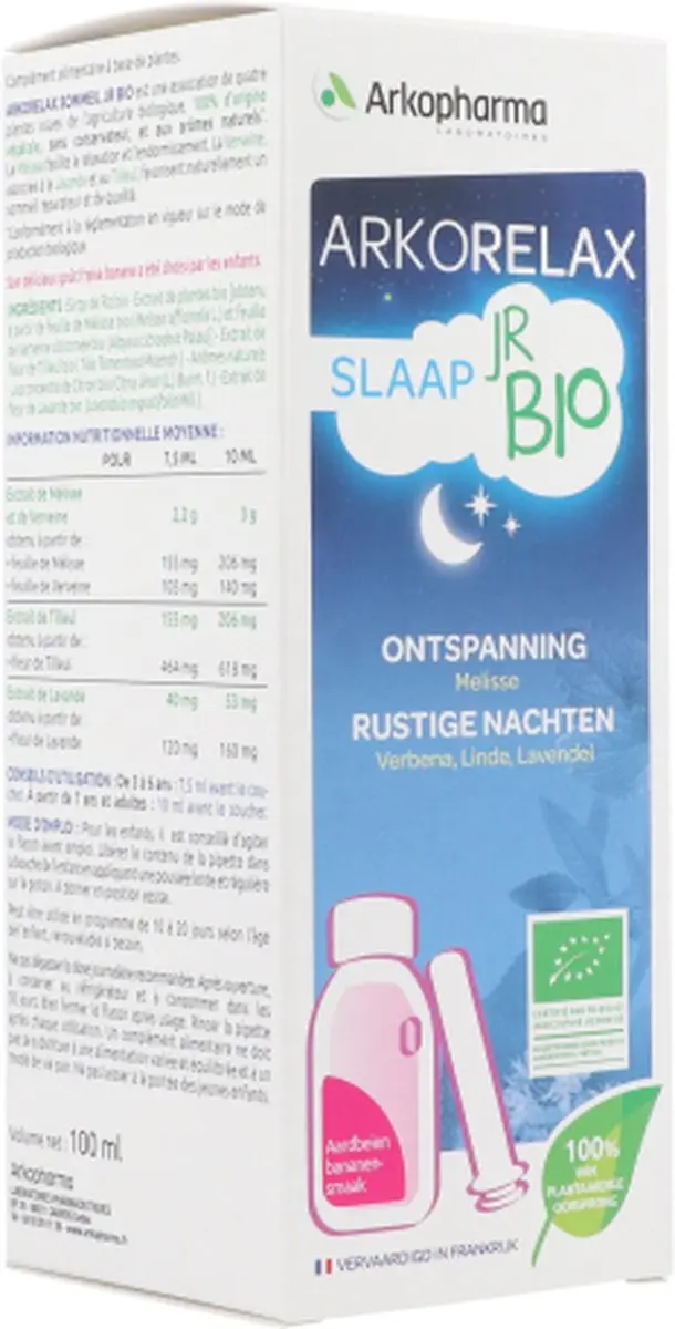 Arkopharma Arkorelax Bio Slaapsiroop Kids 100ml - afbeelding 6 van 6