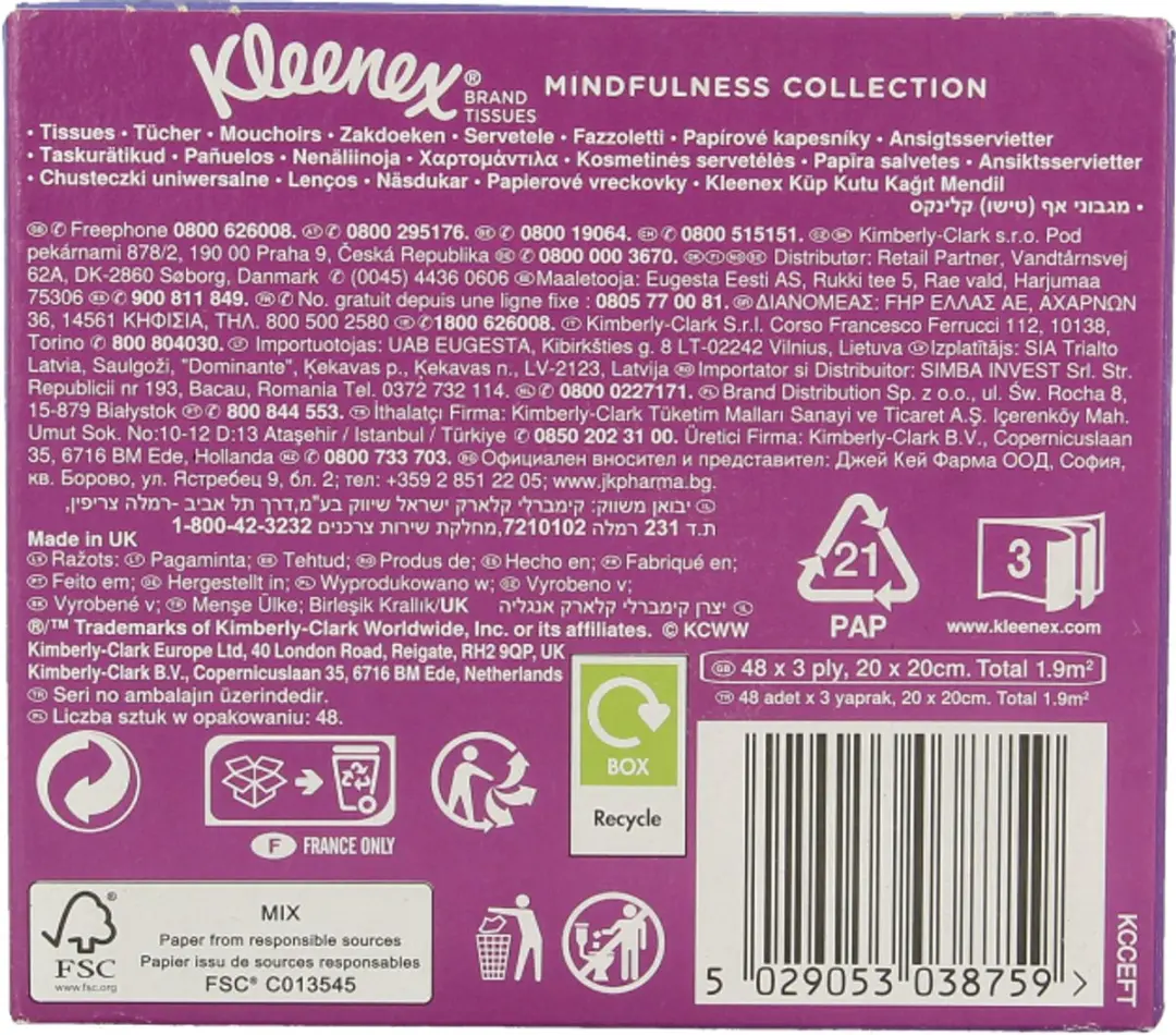 Kleenex Collection Tissues - 48 Stuks - afbeelding 3 van 6