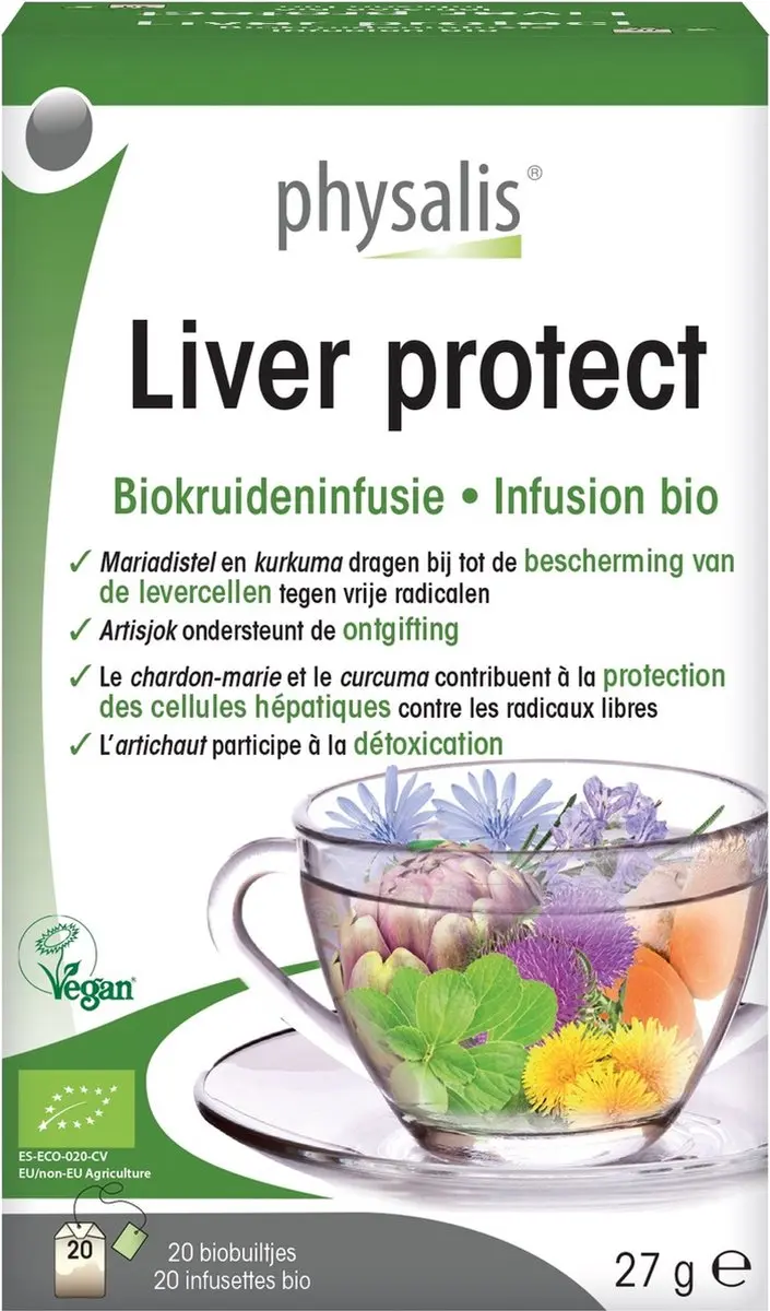 Physalis Liver protect infusion bio 20 Zakjes