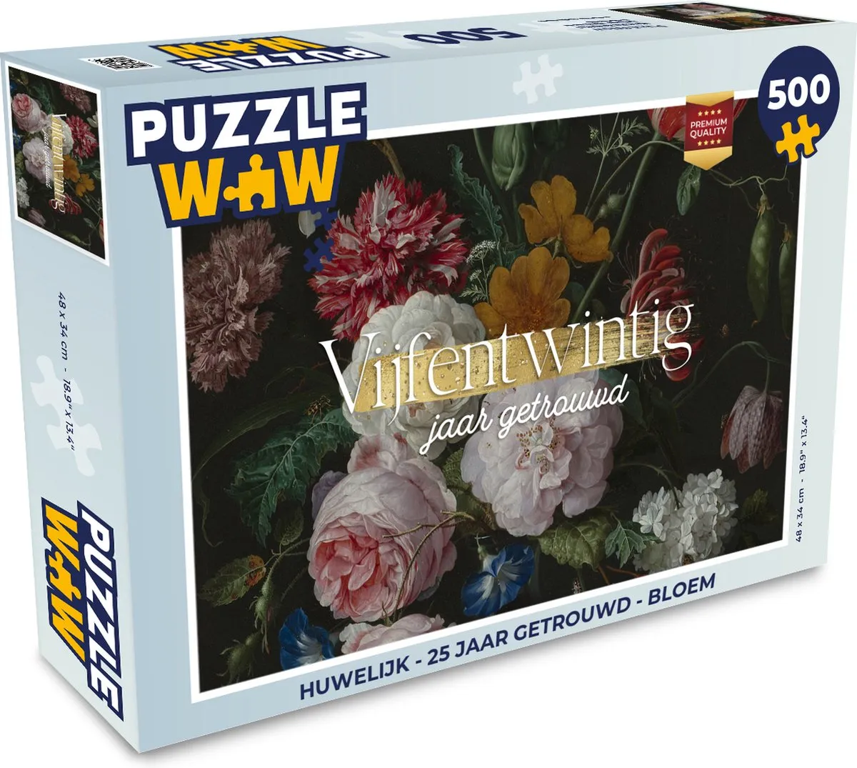 PuzzleWow Spreuken Puzzel 500 Stuks