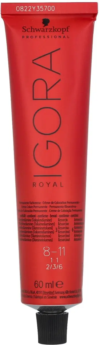 Schwarzkopf Igora Royal 60ml - Kleur 8-11