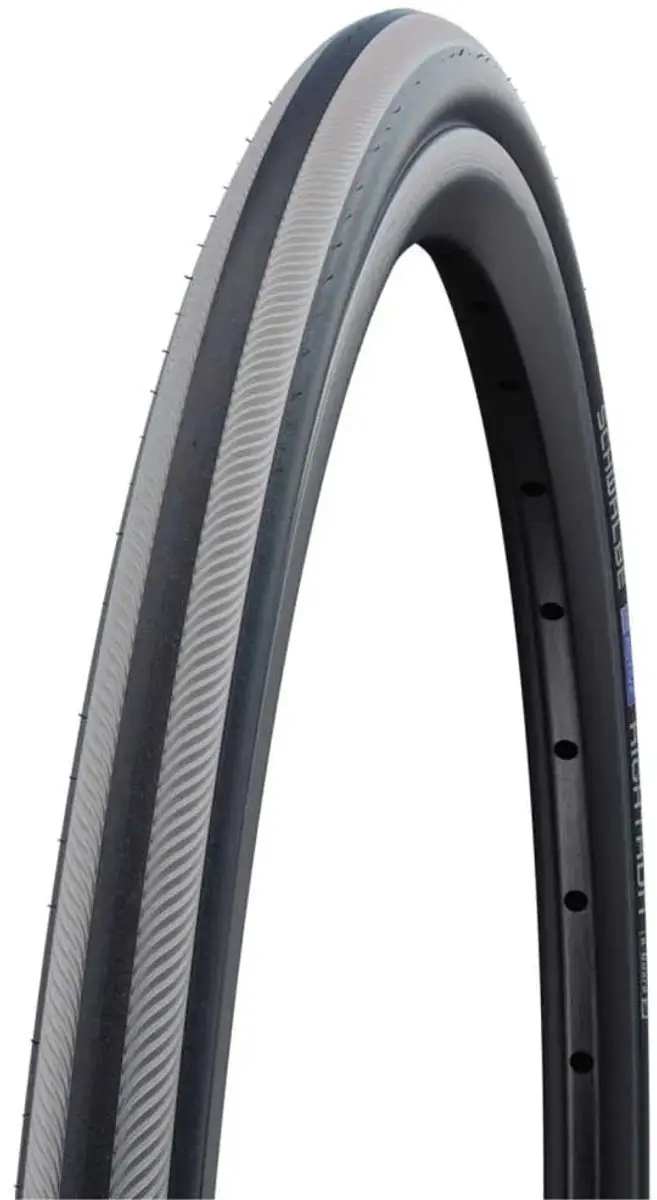 Schwalbe Rightrun Hs387 26´´ X 0.875 Stevige Urbanband Zwart,Grijs 26´´ x 0.