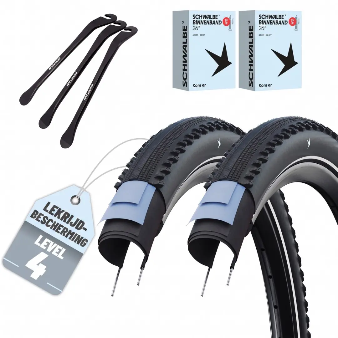 2x Schwalbe Hurricane RaceGuard Fietsbuitenband 26x2,10 (54-559) Trekking/MTB-Al