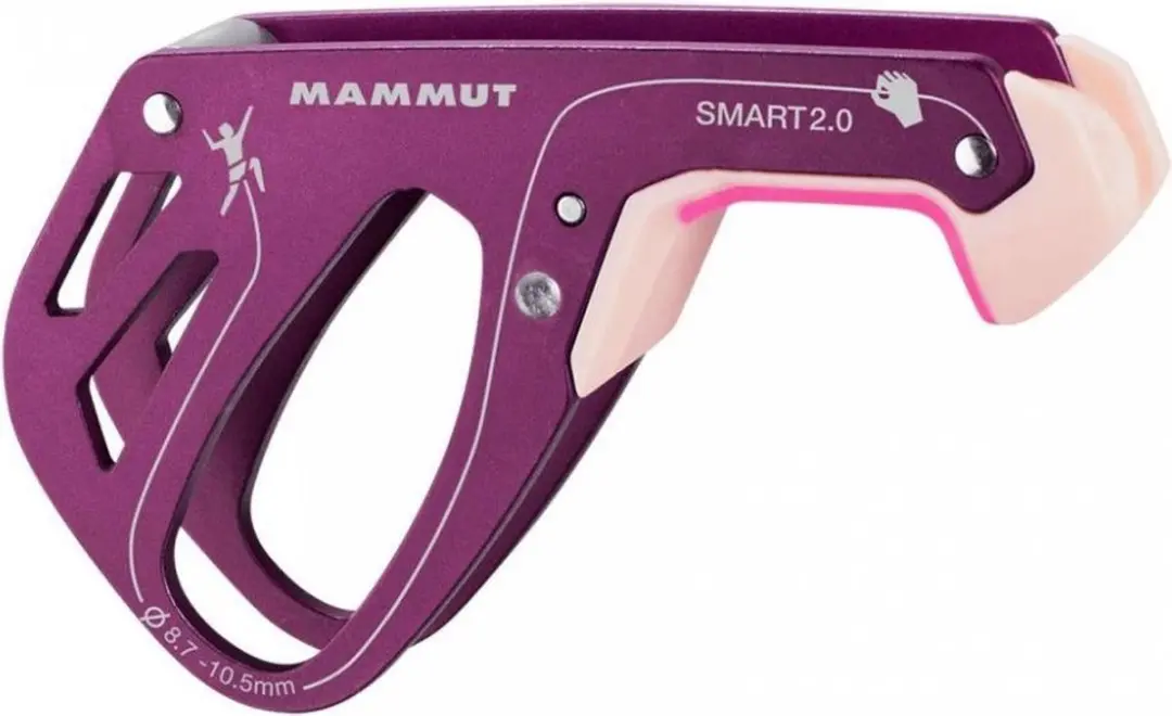 Mammut Smart 2.0 semi-automatisch zekerapparaat voor enkeltouw oranje