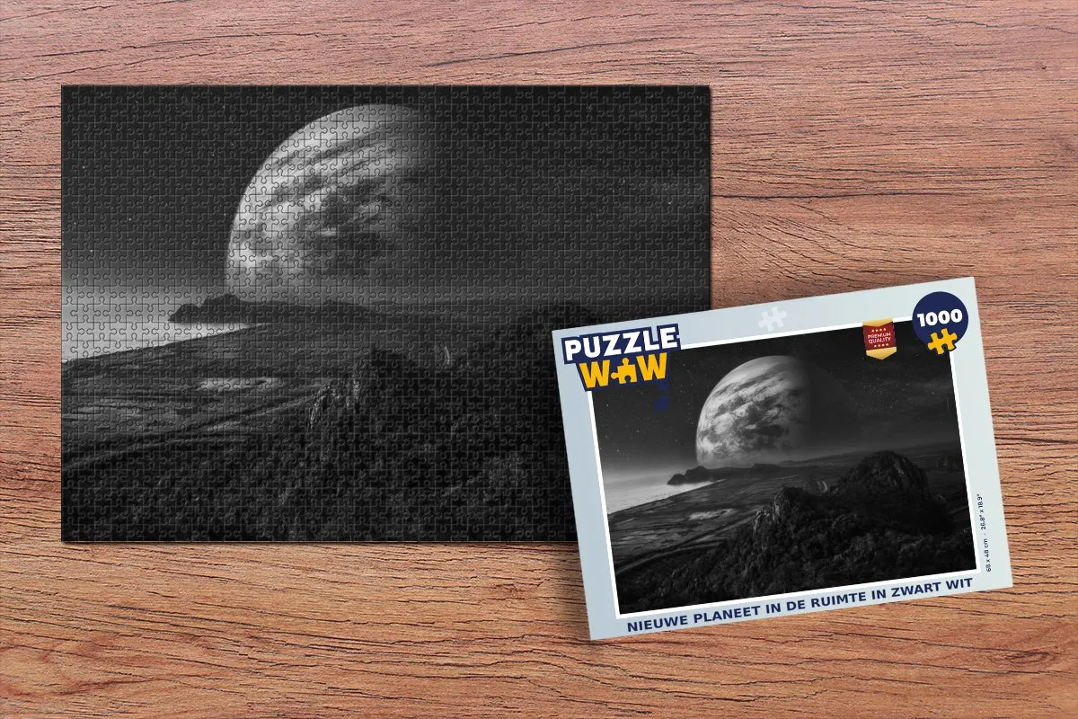PuzzleWow Planeten Legpuzzel 1000 Stuks - Multicolor