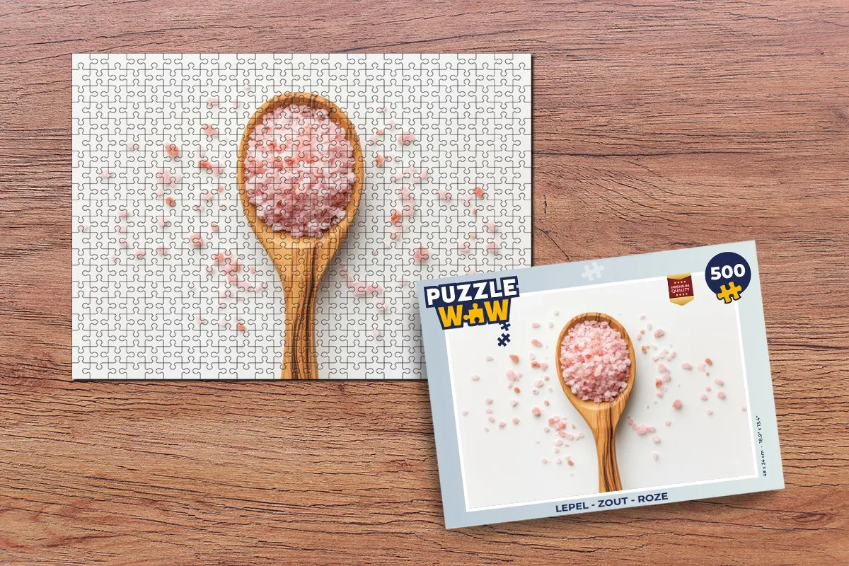 PuzzleWow Lepel Zout Legpuzzel 500 Stuks - MPN 8721172698551