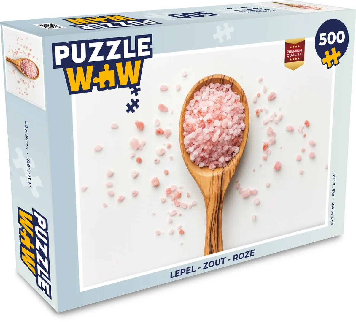 PuzzleWow Lepel Zout Legpuzzel 500 Stuks - MPN 8721172698551