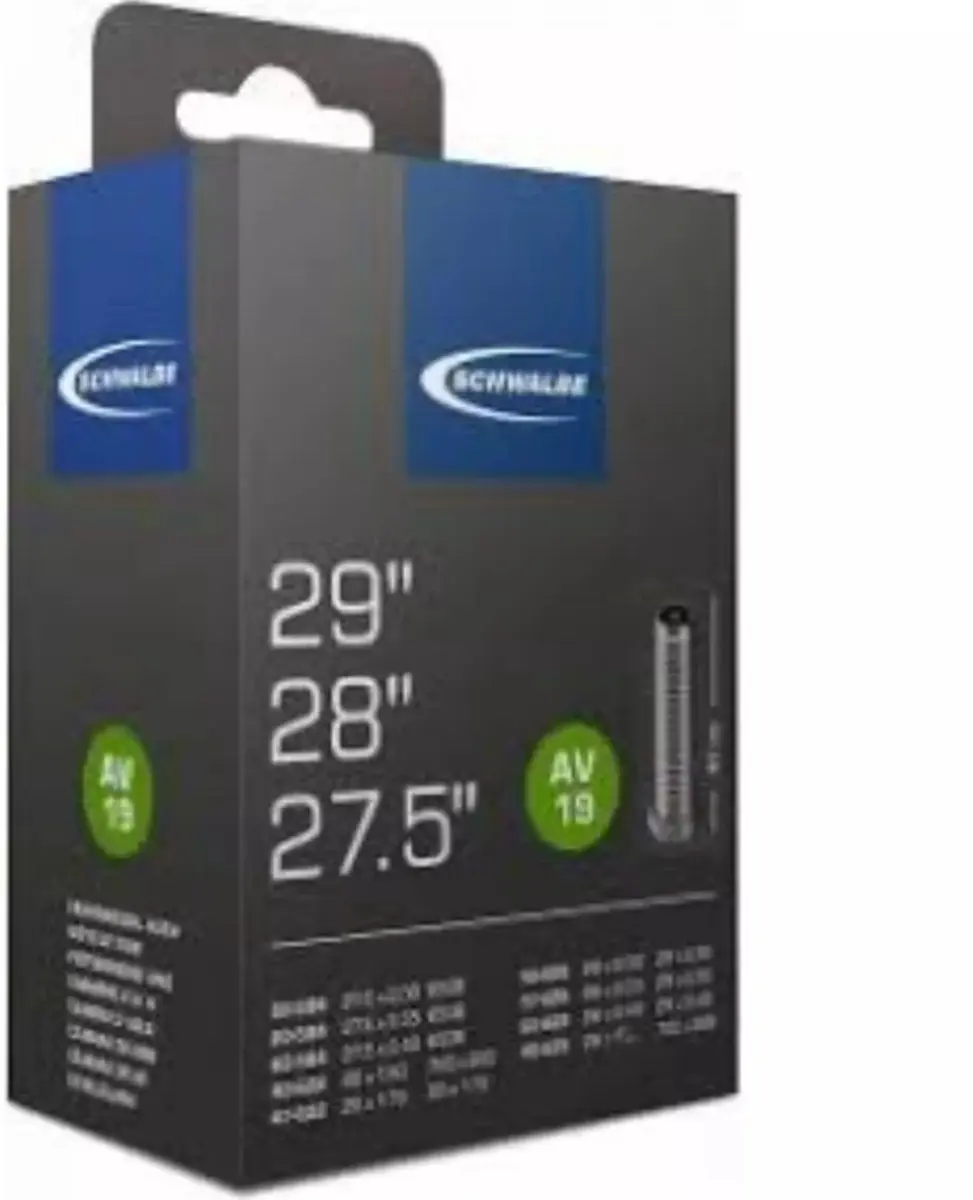 Schwalbe AV19 - Binnenband - 40/62 - 584/635 - Geschikt voor 27.5 en 29 inch - Auto Ventiel - 40 mm