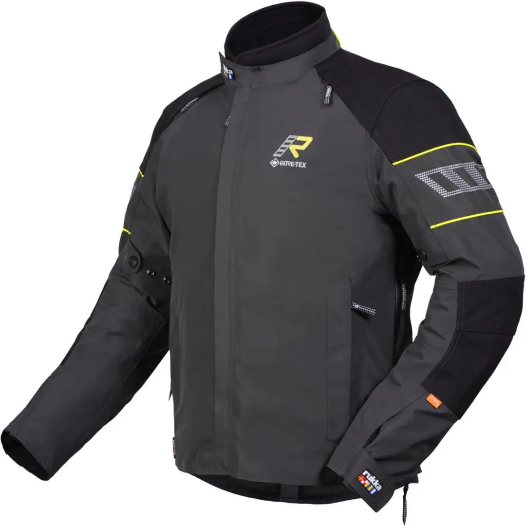 Rukka R-EX 2.0 Zwart Grijs Waterdichte Textiele Motorjas