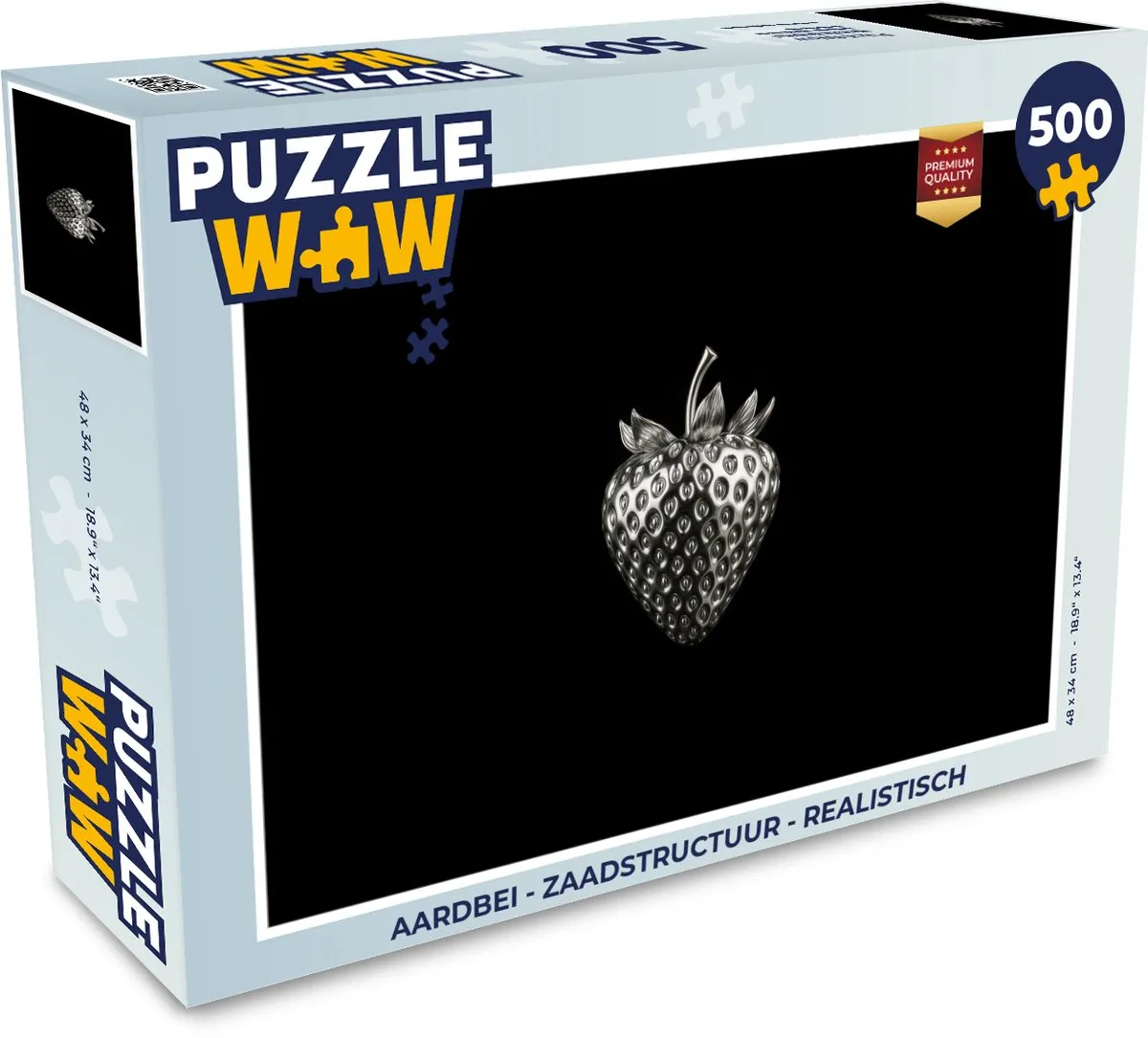 PuzzleWow Aardbei Legpuzzel 500 Stuks - MPN 8721406846451