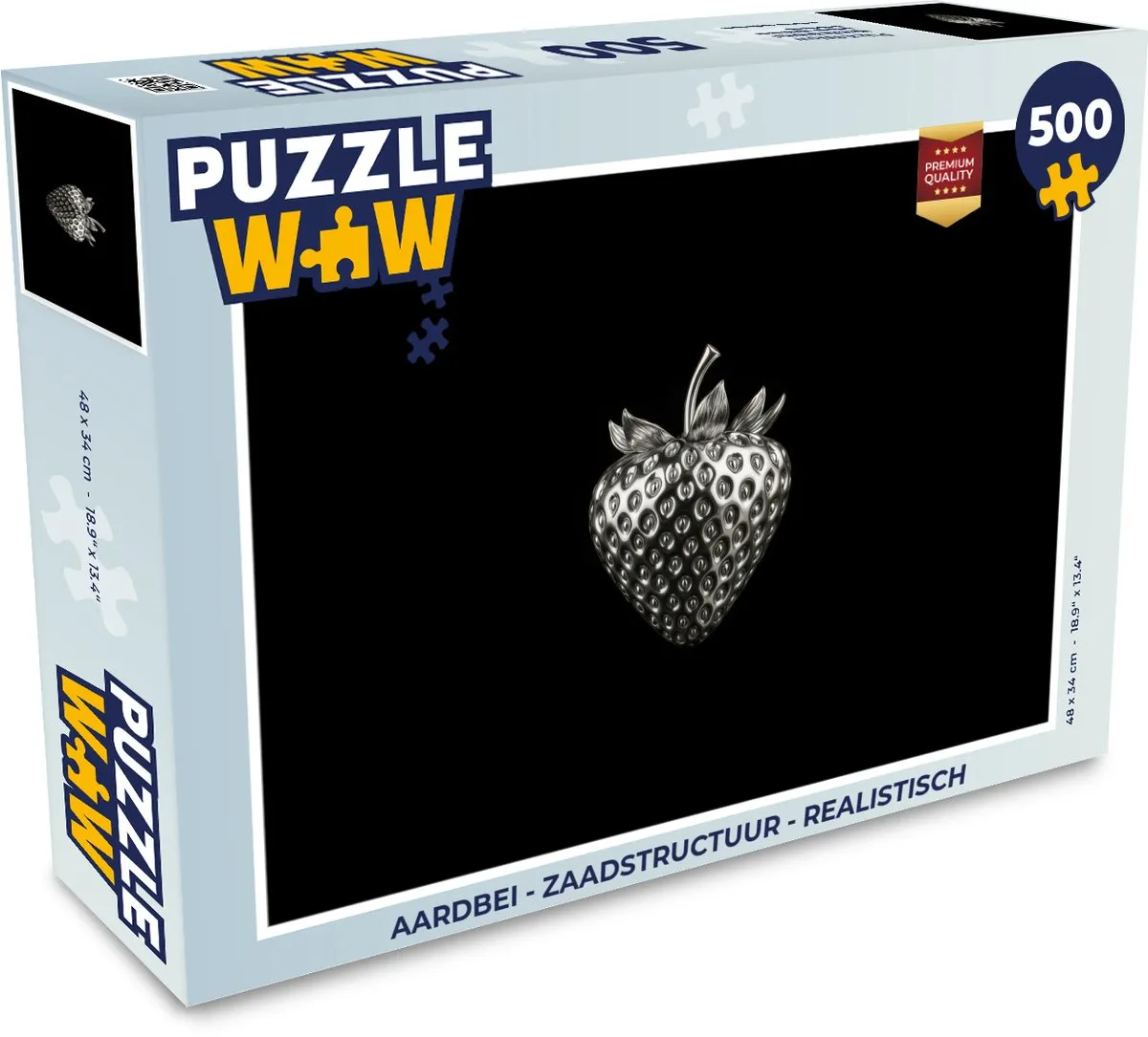 PuzzleWow Aardbei Legpuzzel 500 Stuks - MPN 8721406846451