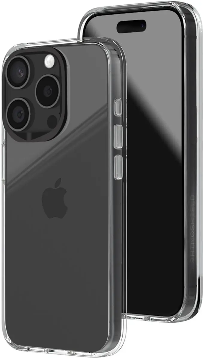 Rhinoshield Clear Hoesje Geschikt voor Apple iPhone 15 Pro | Back Cover | Schokabsorberende TPU bumper | Transparant