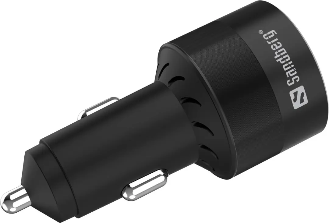Sandberg 441-49 Car Charger 3-in-1 130W USB-C - Zwart - afbeelding 5 van 6