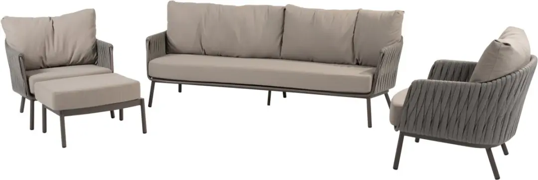4 Seasons Outdoor Cannes Loungeset 4-delig