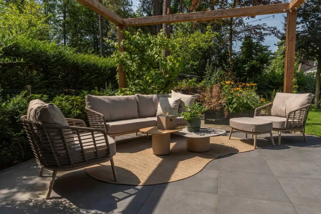 4 Seasons Outdoor Puglia Loungeset 5-zits Taupe - afbeelding 2 van 3