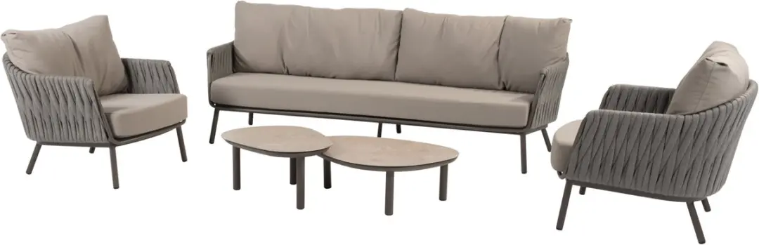 4 Seasons Outdoor Monroe Cannes Loungeset 5-delig