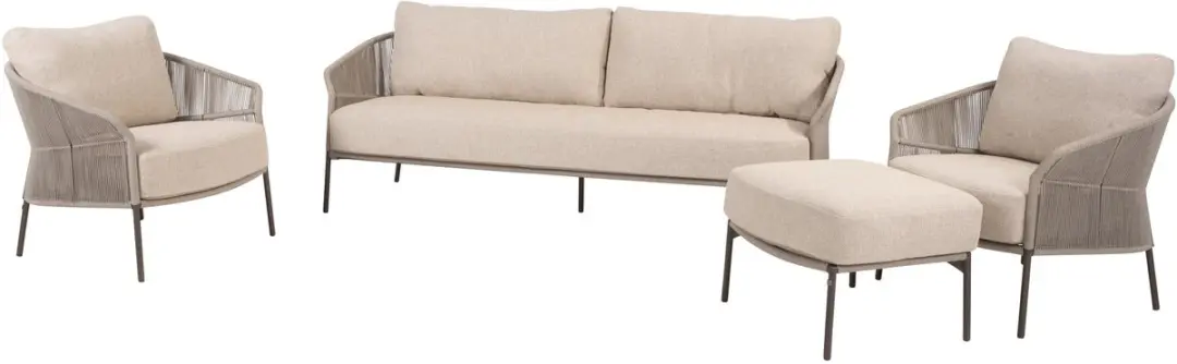 4 Seasons Outdoor Puglia Loungeset 3-delig