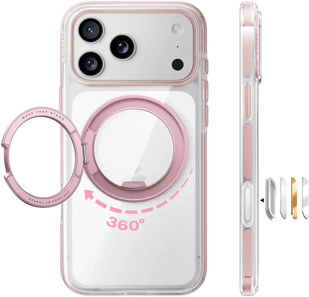 Torras Ostand O3 Light iPhone 18 Pro Hoesje