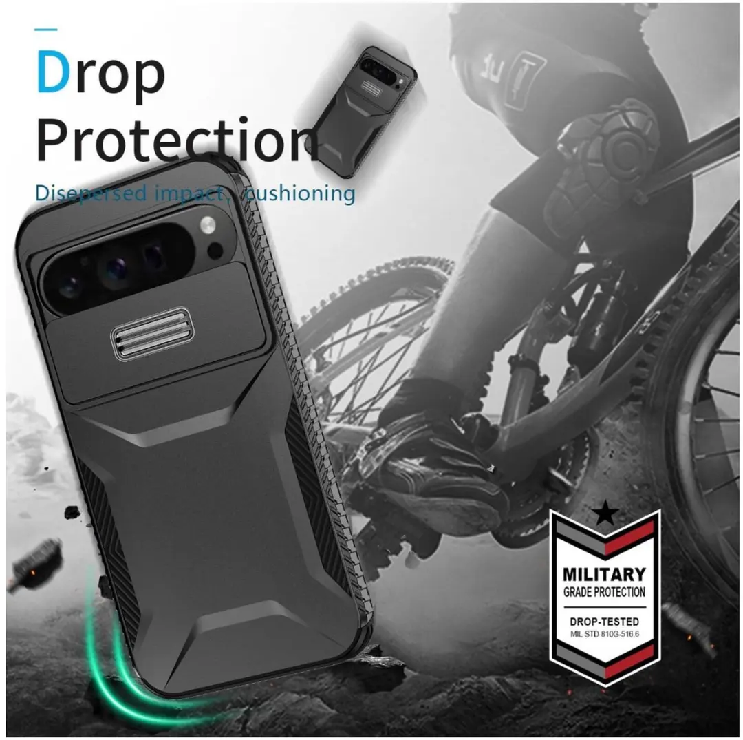 Selected by GSMpunt.nl Pixel 10 Pro XL Hoesje - Camera Slider - Zwart - afbeelding 4 van 6