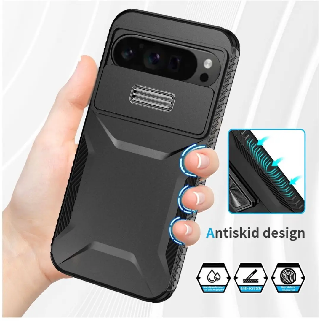 Selected by GSMpunt.nl Pixel 10 Pro XL Hoesje - Camera Slider - Zwart - afbeelding 3 van 6