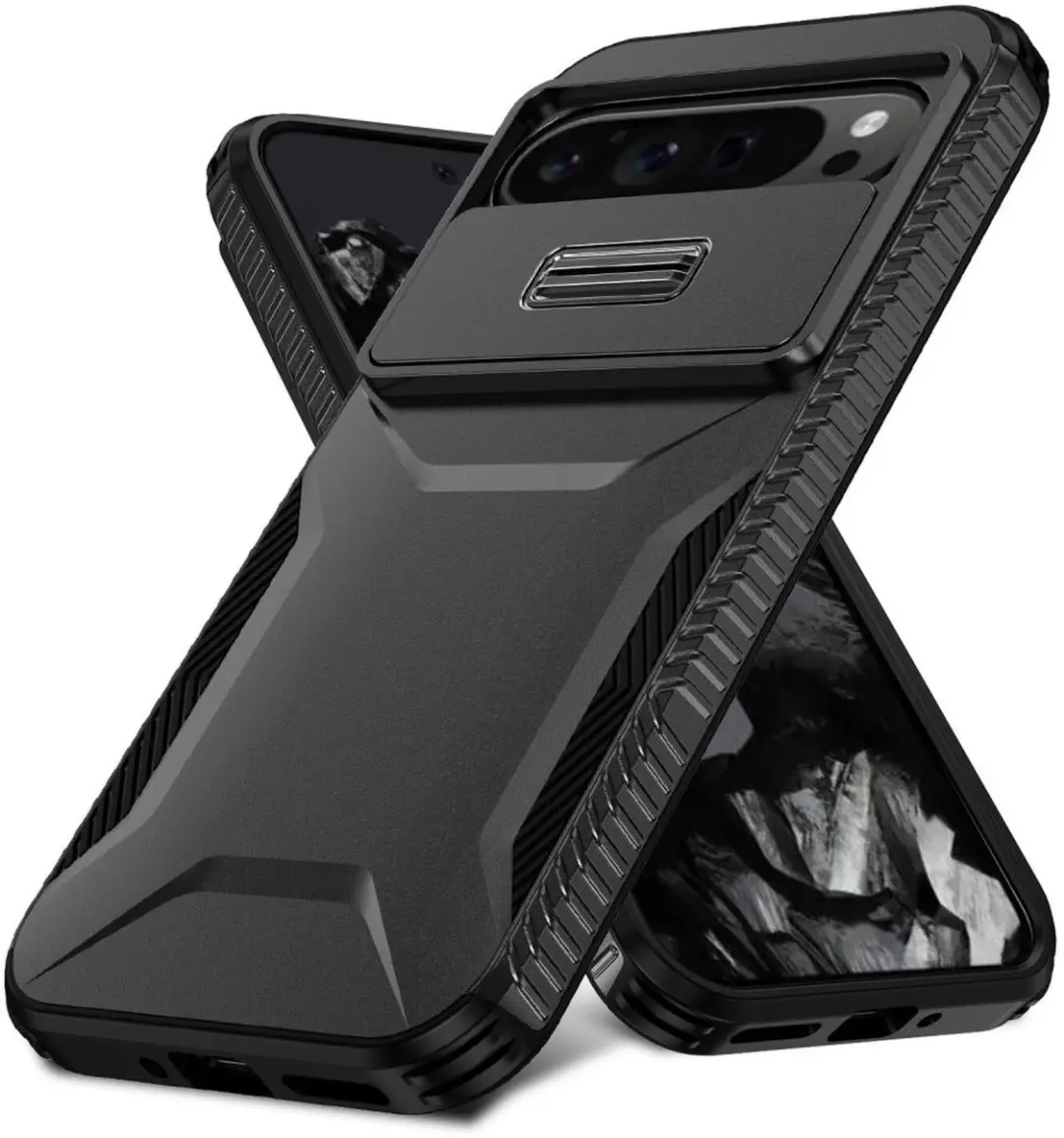 Selected by GSMpunt.nl Pixel 10 Pro XL Hoesje - Camera Slider - Zwart - afbeelding 5 van 6