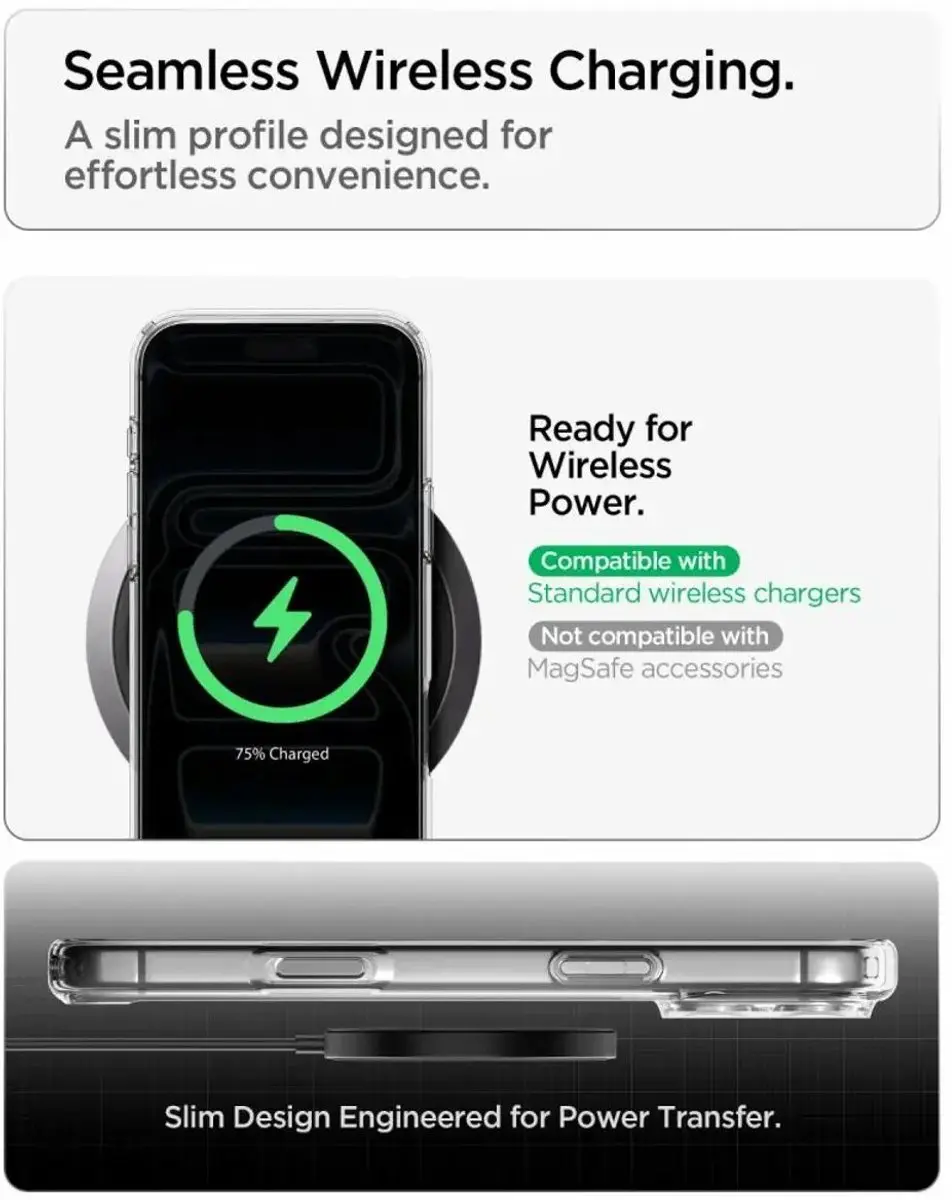 Spigen Ultra Hybrid Hoesje iPhone 17/18 Pro - Transparant - afbeelding 3 van 6