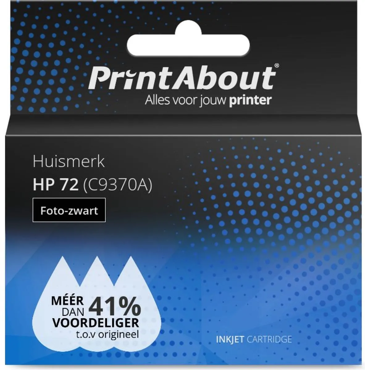 PrintAbout Inktcartridge C9370A Foto-zwart - 130ml - HP