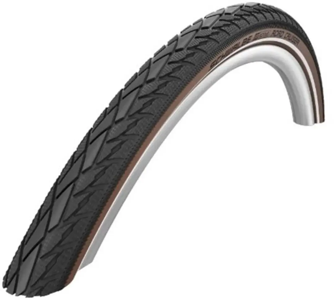 Buitenband 28x175 47-622 schwalbe road cruiser kevlarguard zwartbruin