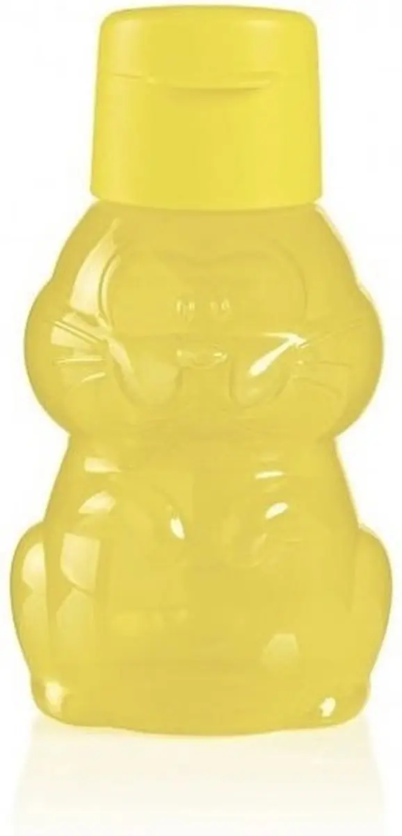 Tupperware Kinderflesje Konijn 350 ml geel
