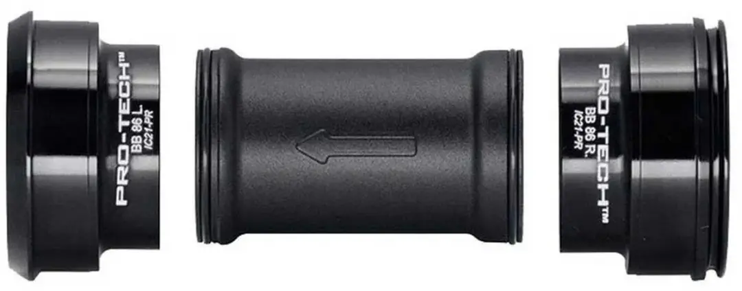 Campagnolo Pro-Tech BB386 Ultra Torque Trappas Cupset 86.5x46mm - Zwart