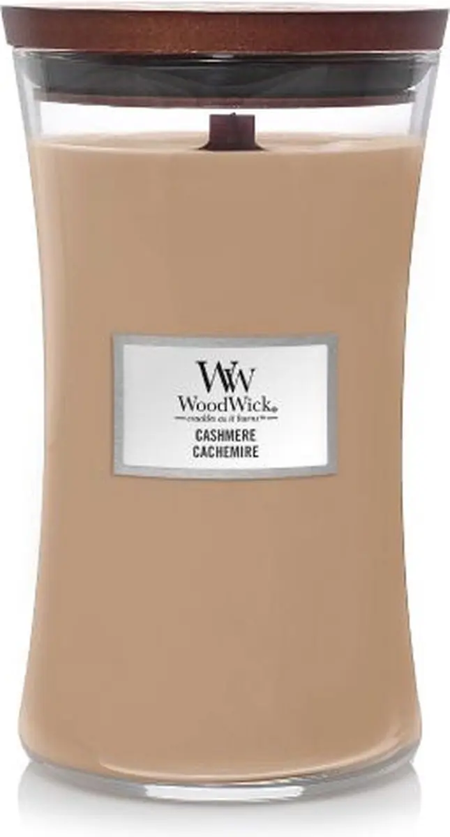 Woodwick Hourglass Geurkaars Cashmere - 130 Branduren