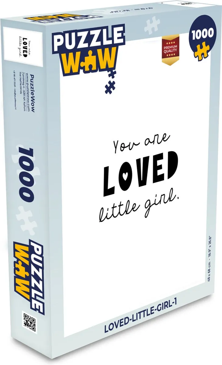 PuzzleWow Quotes - Spreuken Legpuzzel 1000 Stuks - Multicolor