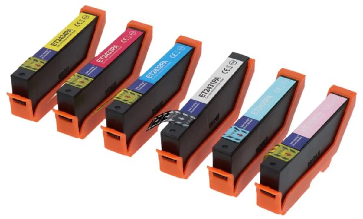 PrintAbout Epson T2438 Inktcartridge 6-kleuren XL