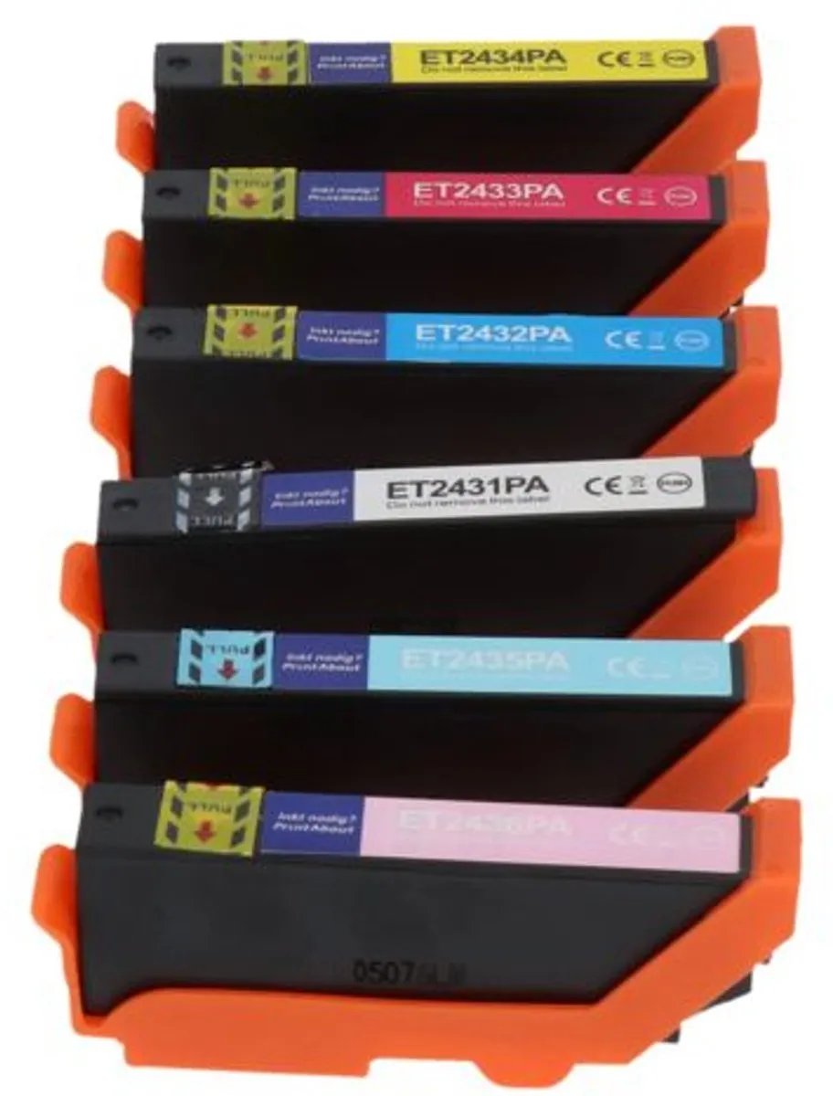 PrintAbout Epson T2438 Inktcartridge 6-kleuren XL - 7.100 pagina's