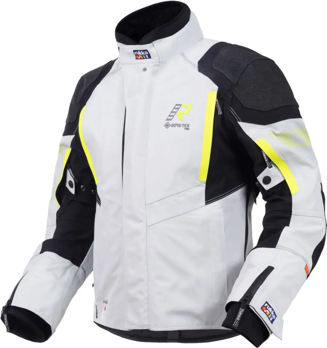 Rukka Shield-R Grijs Geel Textiele Motorjas