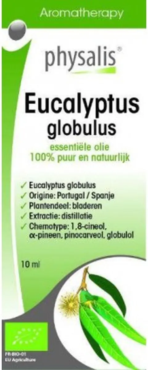 Physalis Eucalyptus globulus Bio Etherische Olie 10ml