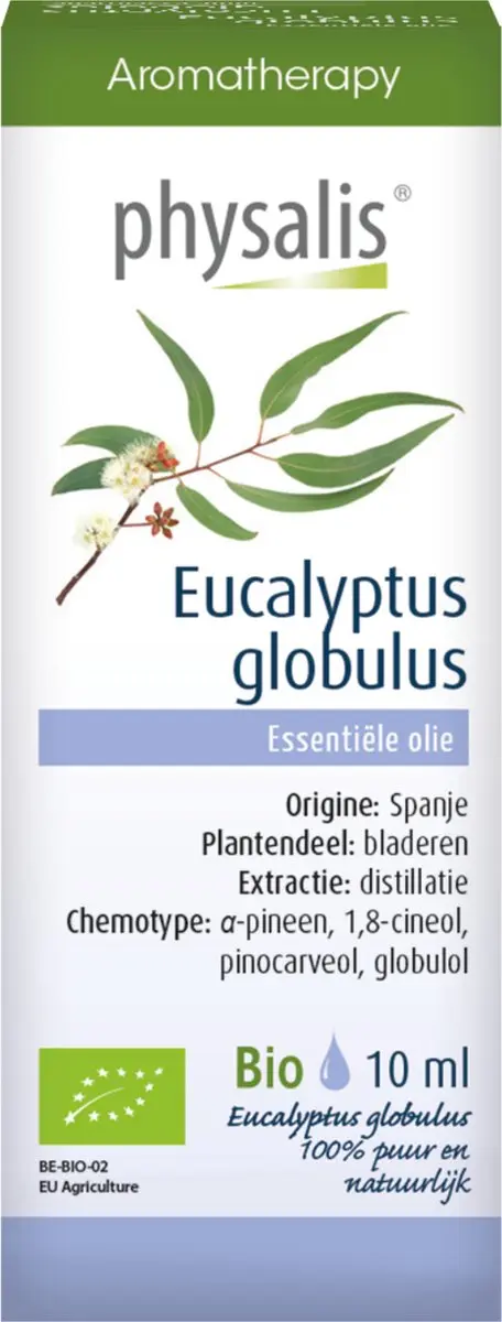 Physalis Eucalyptus globulus Bio Etherische Olie 10ml