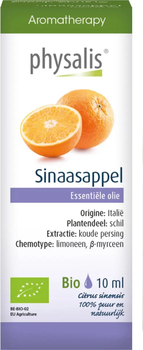 Physalis Bio Sinaasappelolie 10ml - 10 Stuks