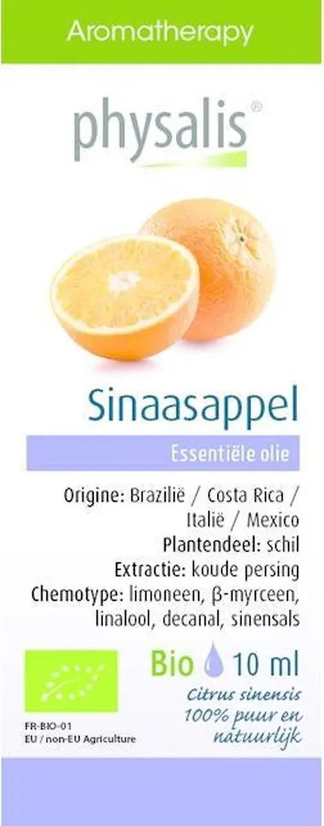Physalis Bio Sinaasappelolie 10ml
