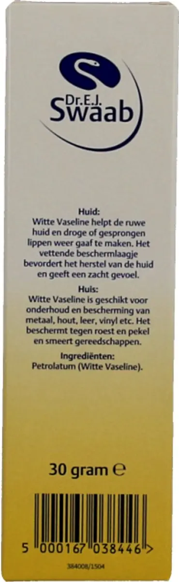 Dr. Swaab Witte Vaseline Bodycrème 28ml