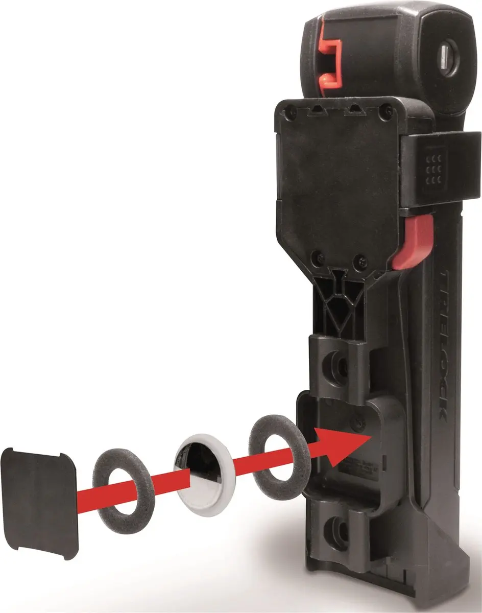 Trelock FS 380/100 Vouwslot - 380mm - Zwart