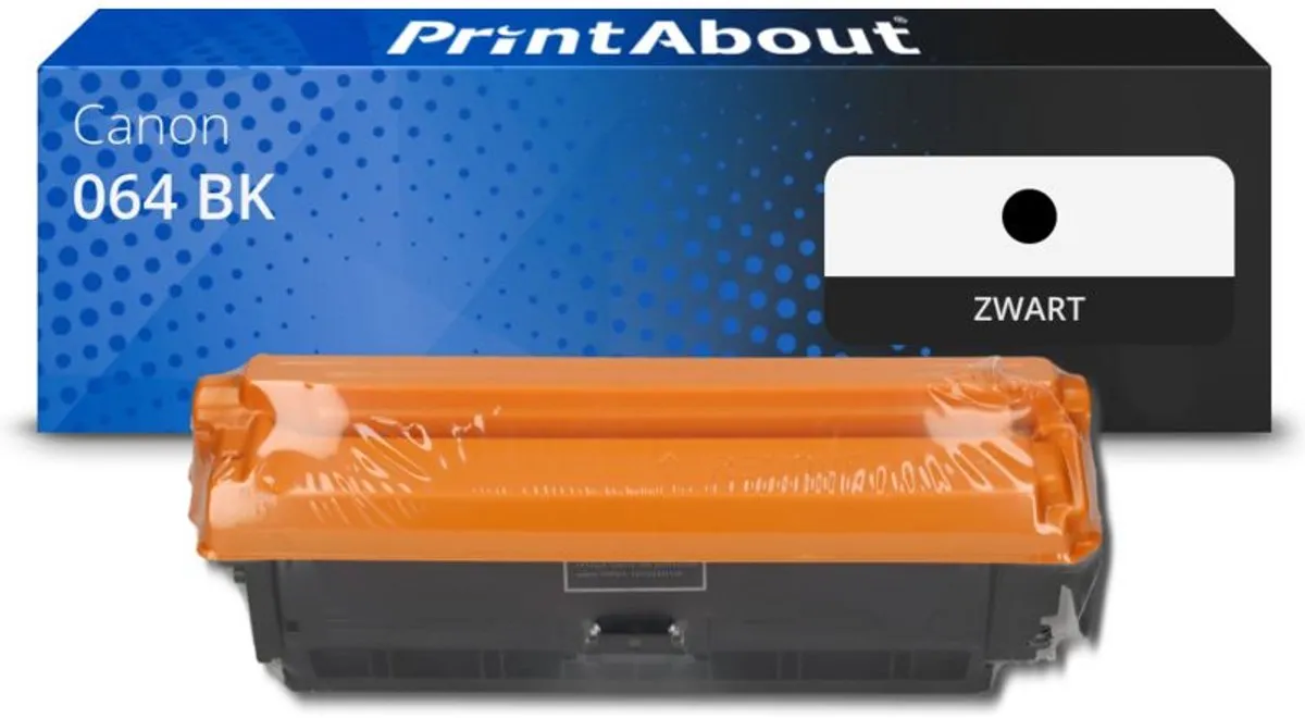 PrintAbout Canon 064 BK Toner - 6.500 pagina's - Zwart