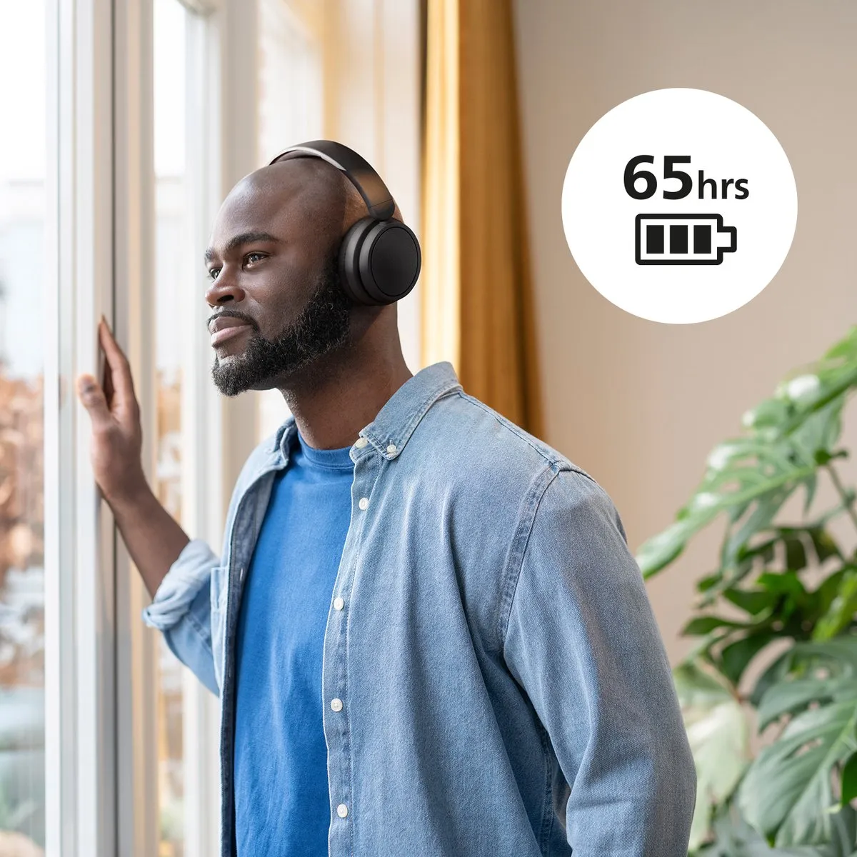 Philips TAH5209 On-Ear Bluetooth Headphones - 65 uur - Zwart