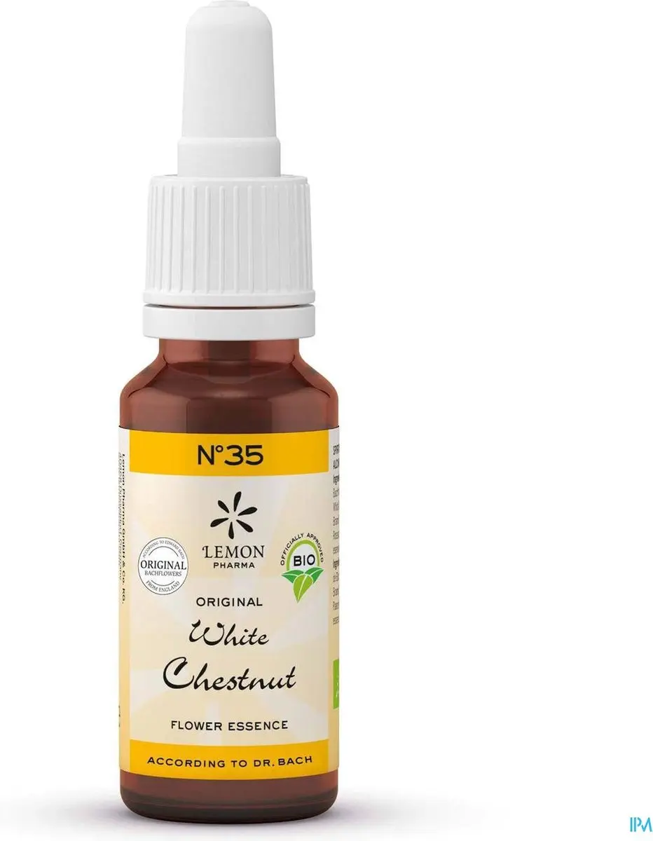 Bachbloesem Wild Chestnut Bio 20ml - 20 Stuks - afbeelding 2 van 2