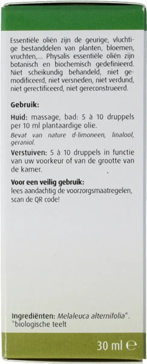 Physalis Tea Tree Bio 30ml