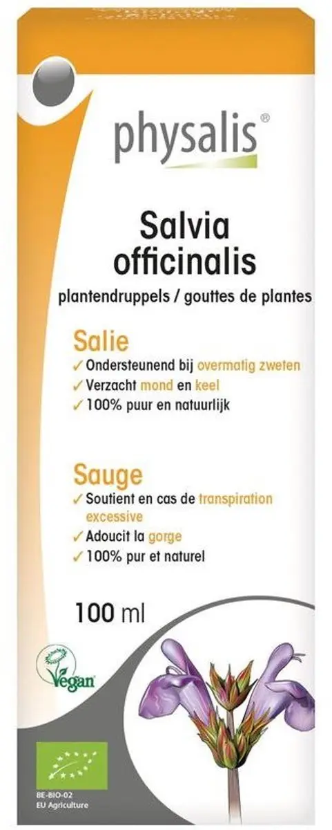 Physalis Salvia Officinalis Druppels 100ml