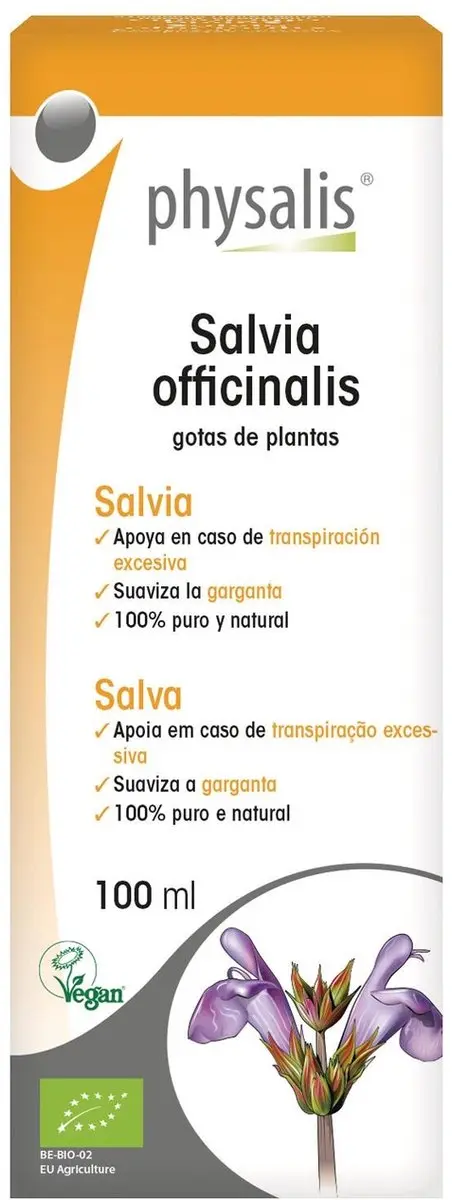 Physalis Salvia Officinalis Druppels 100ml