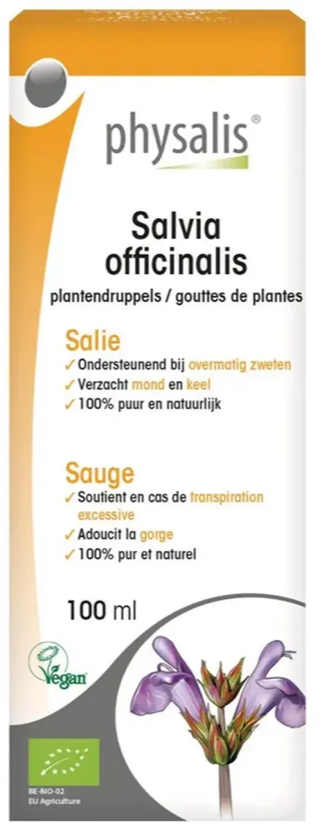 Physalis Salvia Officinalis Druppels 100ml