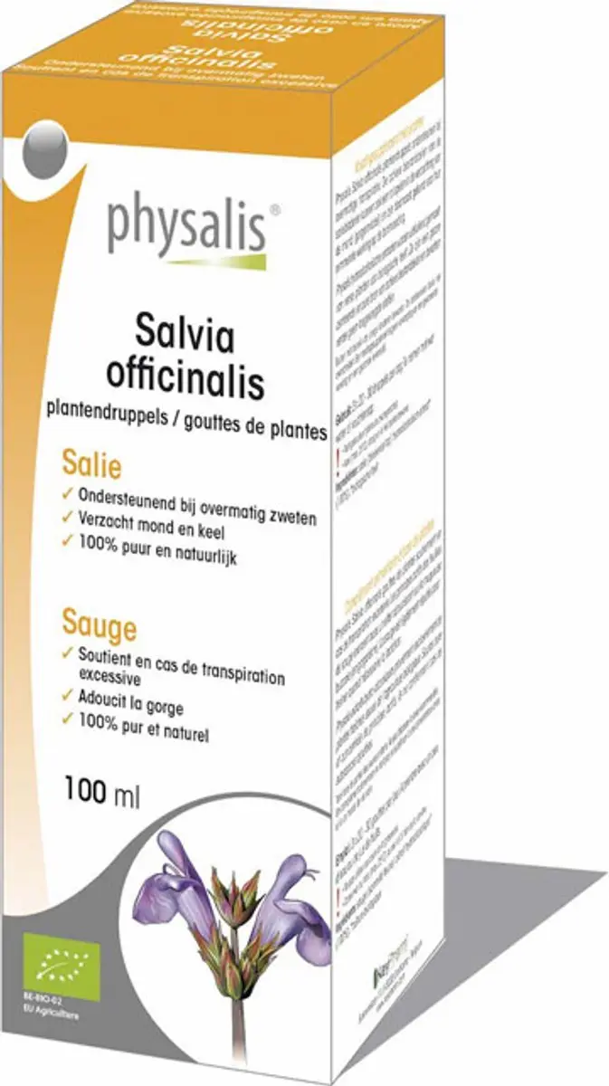 Physalis Salvia Officinalis Druppels 100ml