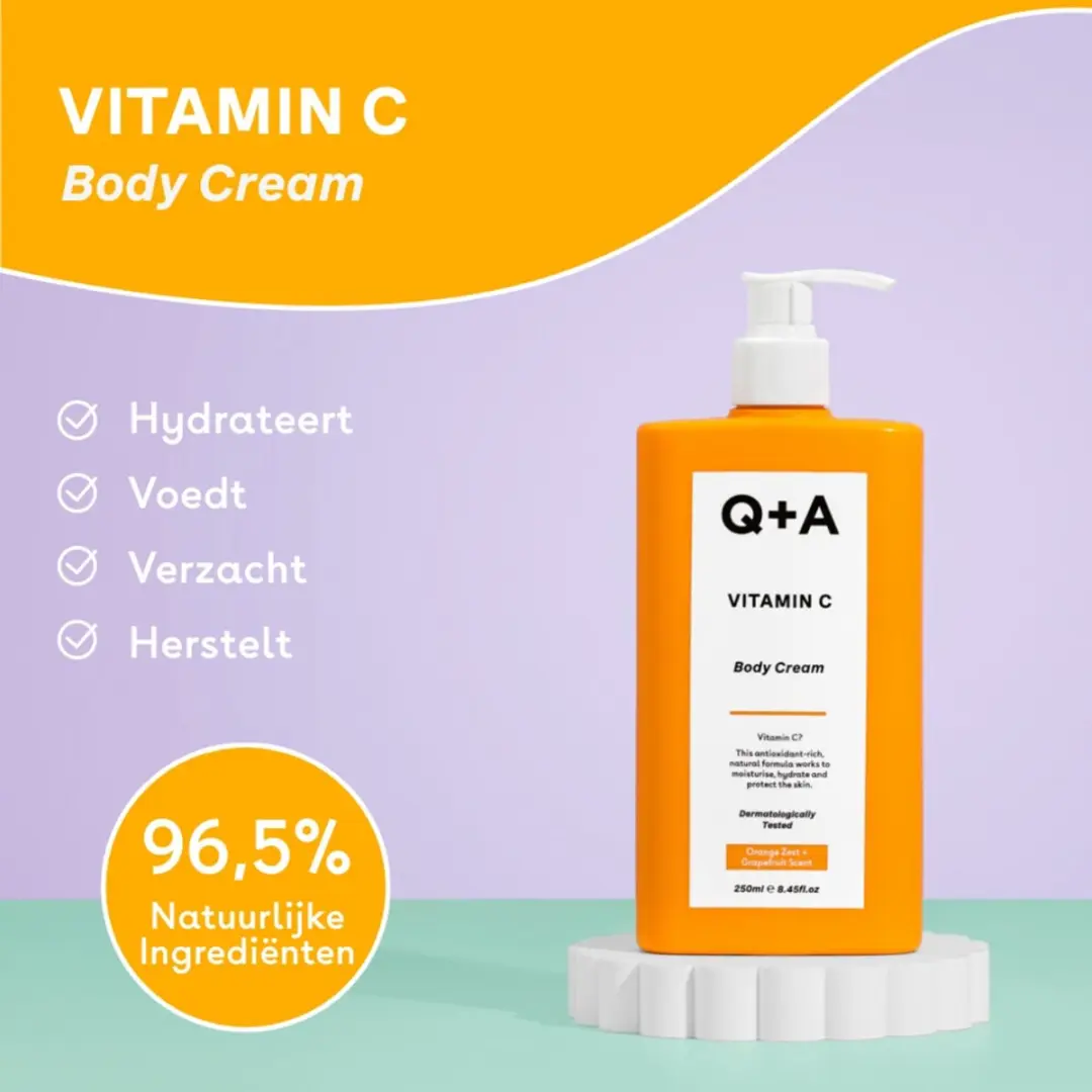 Q+A Vitamin C Body Cream 250ml